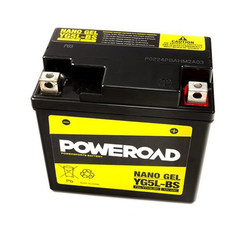 YTX5L-BS 12V 4Ah 70A Nano Gel Motorcycle Battery