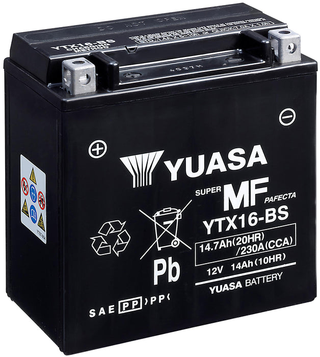YTX16-BS 12V 14Ah 230A Nano Gel Motorcycle Battery