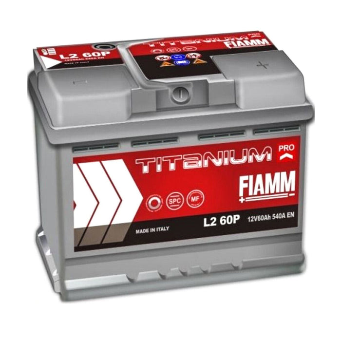 Fiamm L2B60+ (075) 12V 60Ah 540A Car Battery