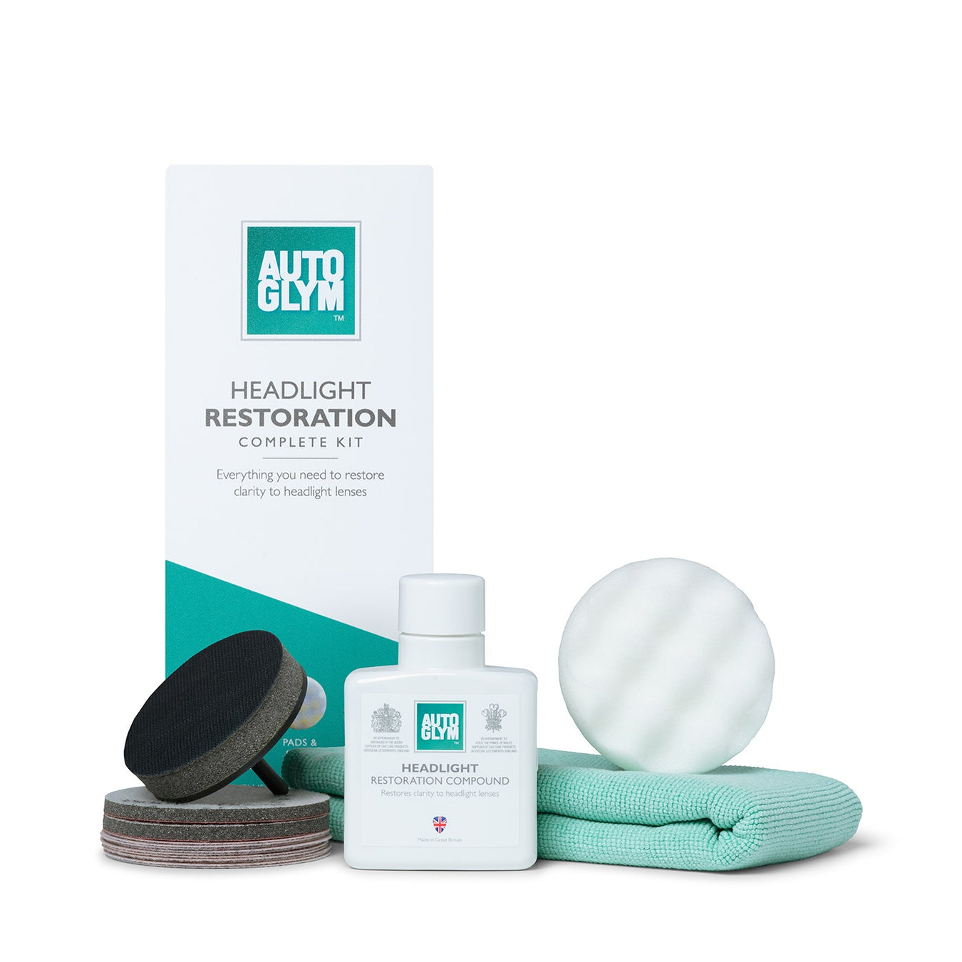 AUTOGLYM Headlight Restoration Kit Tadhg Hawes Motor Parts