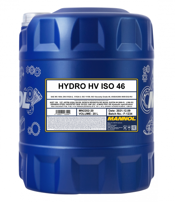 MANNOL MANNOL Hydro HV ISO 46 Longlife MN2202-20