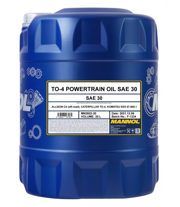 MANNOL MANNOL TO-4 Powertrain Oil SAE 30 MN2602-20