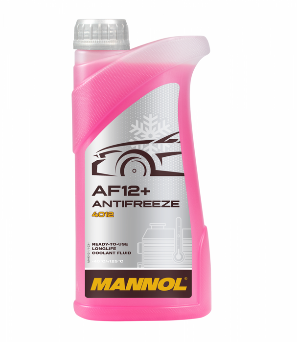 MANNOL Antifreeze AF12+ (-40 C) Longlife MN4012