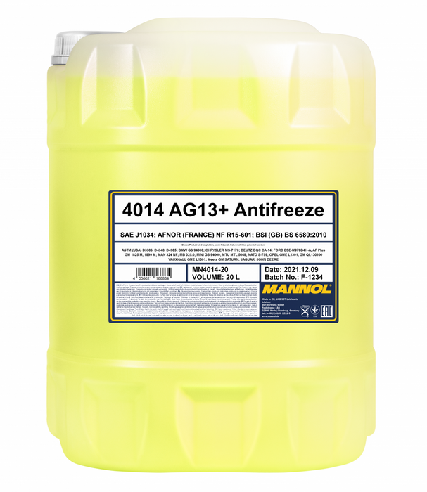 MANNOL MANNOL Antifreeze AG13+ (-40 °C) Advanced MN4014-20