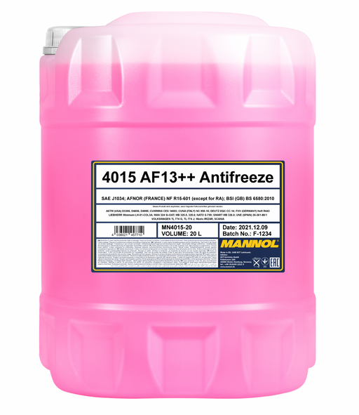 MANNOL MANNOL Antifreeze AF13++ (-40 °C) HIGH-PERFORMANCE MN4015-20