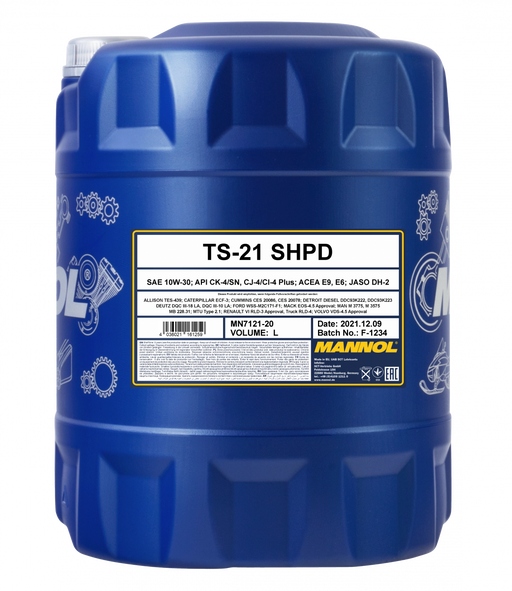MANNOL MANNOL TS-21 SHPD 10W-30 Product Information MN7121-20