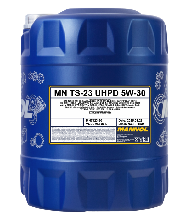 MANNOL TS-23 UHPD 5W-30 Product Extract 7123