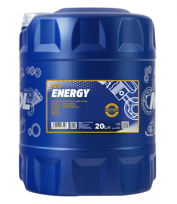 MANNOL MANNOL Energy 5W-30 Product Extract MN7511-20