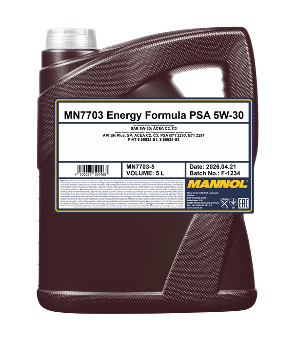 MANNOL Energy Formula PSA 5W-30 7703