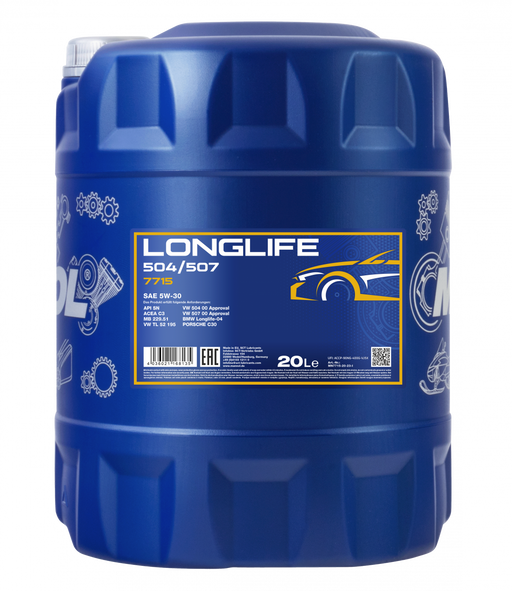 Mannol MN7715 Long 5W30 C3 504/507 Tadhg Hawes Motor Parts