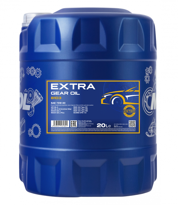 MANNOL Extra Gear oil 75W-90 GL-4/GL-5 LS MN8103