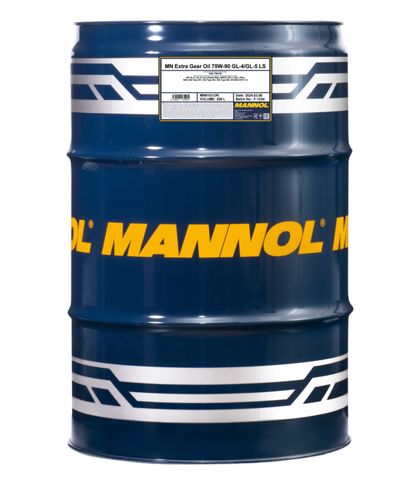 MANNOL Extra Gear oil 75W-90 GL-4/GL-5 LS MN8103