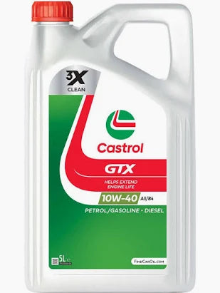 Castrol GTX 10W-40 A3/B4  H 4A -5 Litre