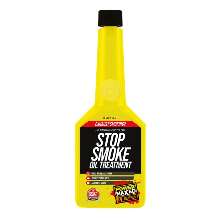Power Maxed Stop Smoke Oil Treatment  Petrol & Diesel 325ml