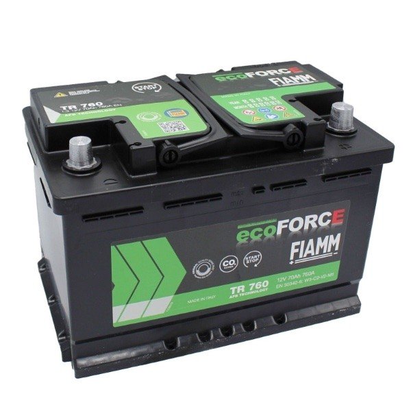 Fiamm TR760 (096EFB) 12V 70Ah 760A EFB Stop-Start Car Battery