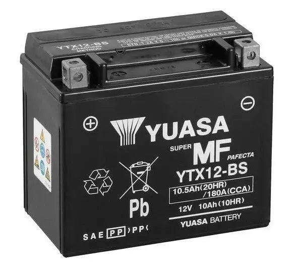 YTX12-BS 12V 10Ah 180A Nano Gel Motorcycle Battery
